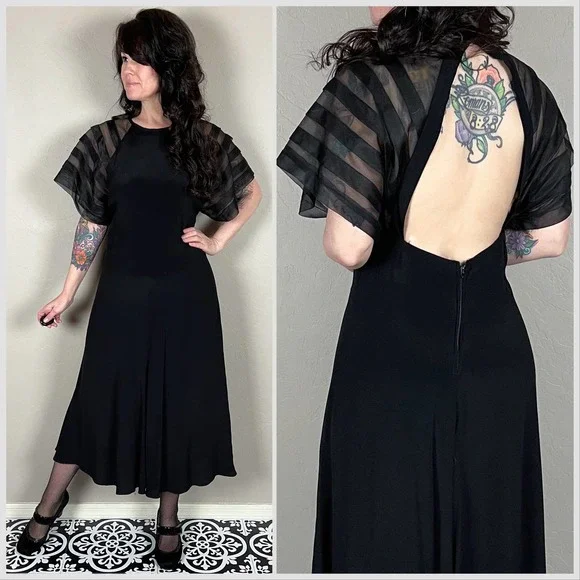 blue dress for baby girl 80s Vintage Dress | Yves Saint Laurent